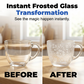 Transparante matte glasverf