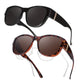 🕶️👓 50% KORTING! Brildragers opgelet: deze oversized zonnebril schuift over je eigen bril en je ziet eruit als een filmster – geen dure clip-on, geen geknipper met lenzen!