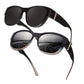 🕶️👓 50% KORTING! Brildragers opgelet: deze oversized zonnebril schuift over je eigen bril en je ziet eruit als een filmster – geen dure clip-on, geen geknipper met lenzen!