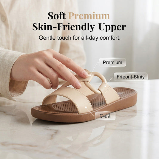 Comfortabele antislip platform slippers voor dames