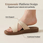 Comfortabele antislip platform slippers voor dames