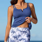 Tweedelig Tankini-Set Met Buikcontrole – Stijlvol & Comfortabel In Het Water