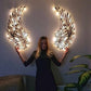 🌟Metalen muurkunst met verlichte vleugels