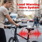Achterlicht voor de fiets met clax