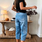 📢Mid-Season Sale: −50% voor korte tijd⏰Stijlvolle, elastische, verkorte jeans voor dames