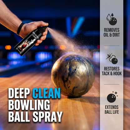 🔥【DAILY DEAL】💦 Bowlingbal Ontoliespray | Diepe Porositeit Penetratie | Snelle Reiniging Tijdens Wedstrijd | HALF PRICE TODAY 🚀