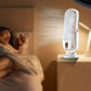 Draagbare desktop airco-ventilator met 5 windsnelheden