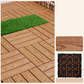 💧🏡Waterdichte klikterrastegels voor balkon en terras – PP-kunststof, antisli