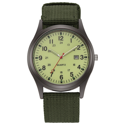 📢 50% KORTING !! ⌚ Heren kwartshorloge met lichtgevend display.
