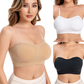 Draadloze bandeau-bh voor dames met afneembare bandjes