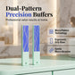 2 stuks draagbare nano glazen nagelbuffers