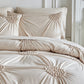 🛏️ Elegant Duvetovertrek met Luxe Plooidetails – Geef Je Slaapkamer een Warme Hoteluitstraling ✨