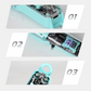 💥【BEPERKTE TIJD 50% KORTING】🔥 Doorschijnende titaniumtondeuse | Ultra Stil ≤36dB | 4 Positioneringskammen 1,5-4mm | 1-3u Batterijduur | 6 Kleuren | Compleet setje