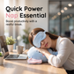 2-in-1 reiskussen met oogmasker