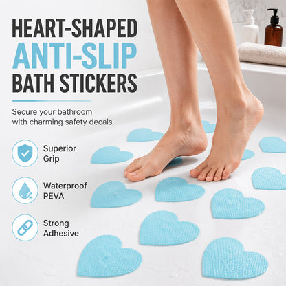 Hartvormige antislip badkamerstickers
