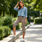 ✨ Nieuwe Trend 🔥 Dames Capri Cargo Broek – Moderne Look met Maximaal Comfort👖