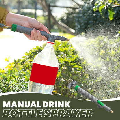 Handmatige drinkflesverstuiver met verstelbaar mondstuk
