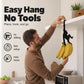 Apenhanger (set van 2) | Bananenhouder & multifunctionele ophanghaken