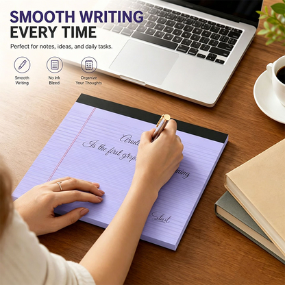 🎉 Aanbieding 2026 — Meer dan 22.700 verkocht! 📓 Minimalistisch notitieblok met lijnen – Memoblok met bovenbinding ✨
