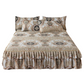 🌸 -50% ! 🛏️ 3-Delig Bloemen Bedrok Set met Ruches – Hoogdichtheid Katoenmix – 5 Maten – Bedrok + 2 Kussenslopen voor Slaapkamer 🌷