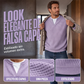 Gelaagd comfortabel T-shirt met honingraatstructuur
