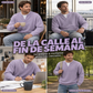Gelaagd comfortabel T-shirt met honingraatstructuur
