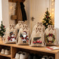 🎁 50% KORTING💥Kerstcadeauzakjes met Schattige Prints | Herbruikbaar & Scheurvast | Met Koordsluiting voor Snoep, Sieraden & Kleine Cadeautjes