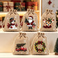 🎁 50% KORTING💥Kerstcadeauzakjes met Schattige Prints | Herbruikbaar & Scheurvast | Met Koordsluiting voor Snoep, Sieraden & Kleine Cadeautjes