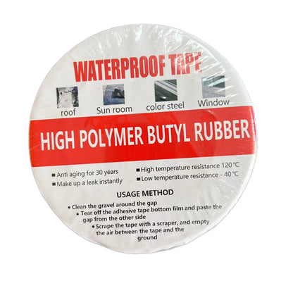 🛡️ 50 % RABATT NÅ! 💧 Vanntett aluminiumsfolietape – Butyllim, umiddelbar forsegling og værbestandig – For tak, rør og bilreparasjoner 🔧