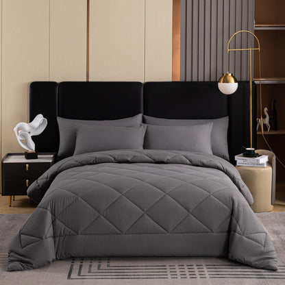 🛏️3-delt quiltet dynesett med pute