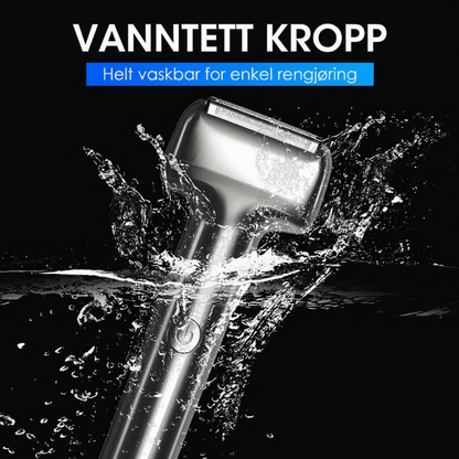 ⚡Oppladbar elektrisk barbermaskin for menn med folie – Effektiv og grundig barbering, trådløs og bærbar barbermaskin for våt og tørr barbering til daglig pleie