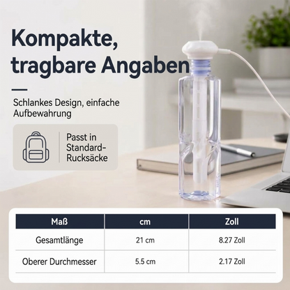 🔥50 % RABATT NÅ! 💨Kompakt USB-luftfukter, bærbar og stillegående for hjemmet ✨