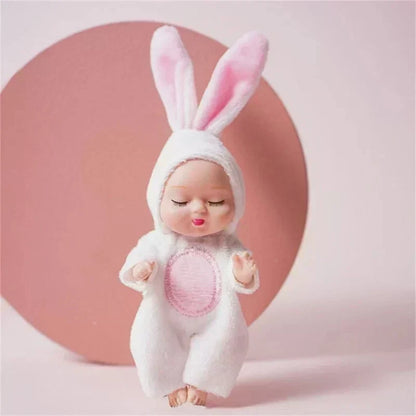 🎄✨ JUL: 50 % rabatt i en begrenset periode – Sjarmerende sett med minidukker – Gaveklar samling med realistiske, sovende ansikter – Den perfekte julegaven 🎁👶🛡️