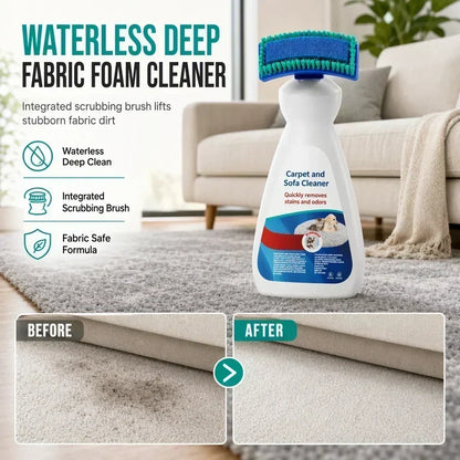 🧼 50 % RABATT I BEGRENSET PERIODE! ✨ Vannfri rens for tekstiler og tepper – skumvariant, fjerner lukt, innebygd børste 🛋️