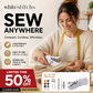 🔥SPESIALTILBUD: 50 % RABATT!🧵 Mini elektrisk symaskin – Lett, bærbar og enkel å bruke! ✨
