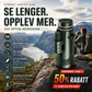 🔭 10x militærkikkert – BAK4, vanntett, lett (249g). Perfekt til jakt, fugletitting og fotografering! 📸✨