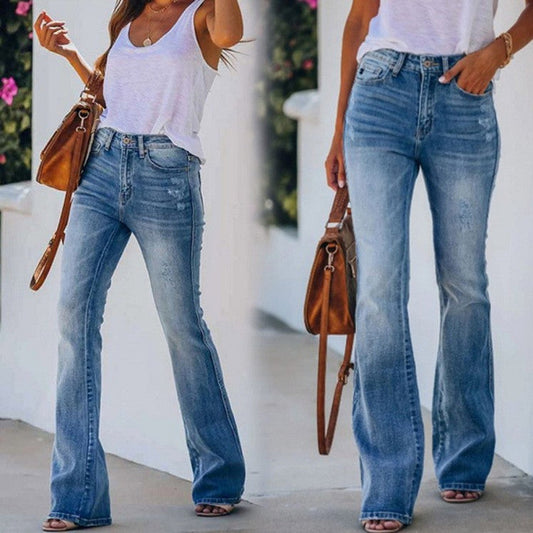 Buikcontrole bootcut jeans